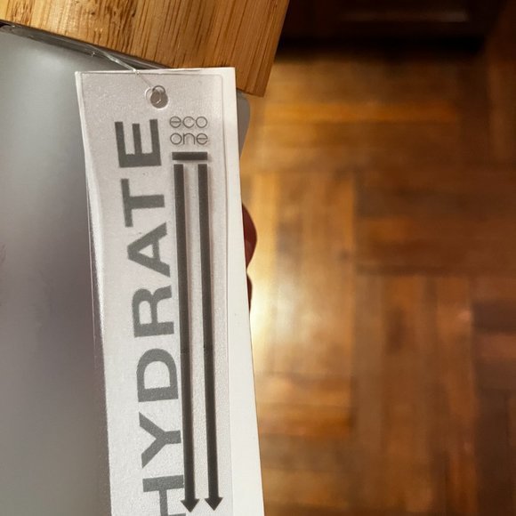 Glass Water Bottle - Eco One - Drink Me (New With Tags) (h/x) - Picture 6 of 10